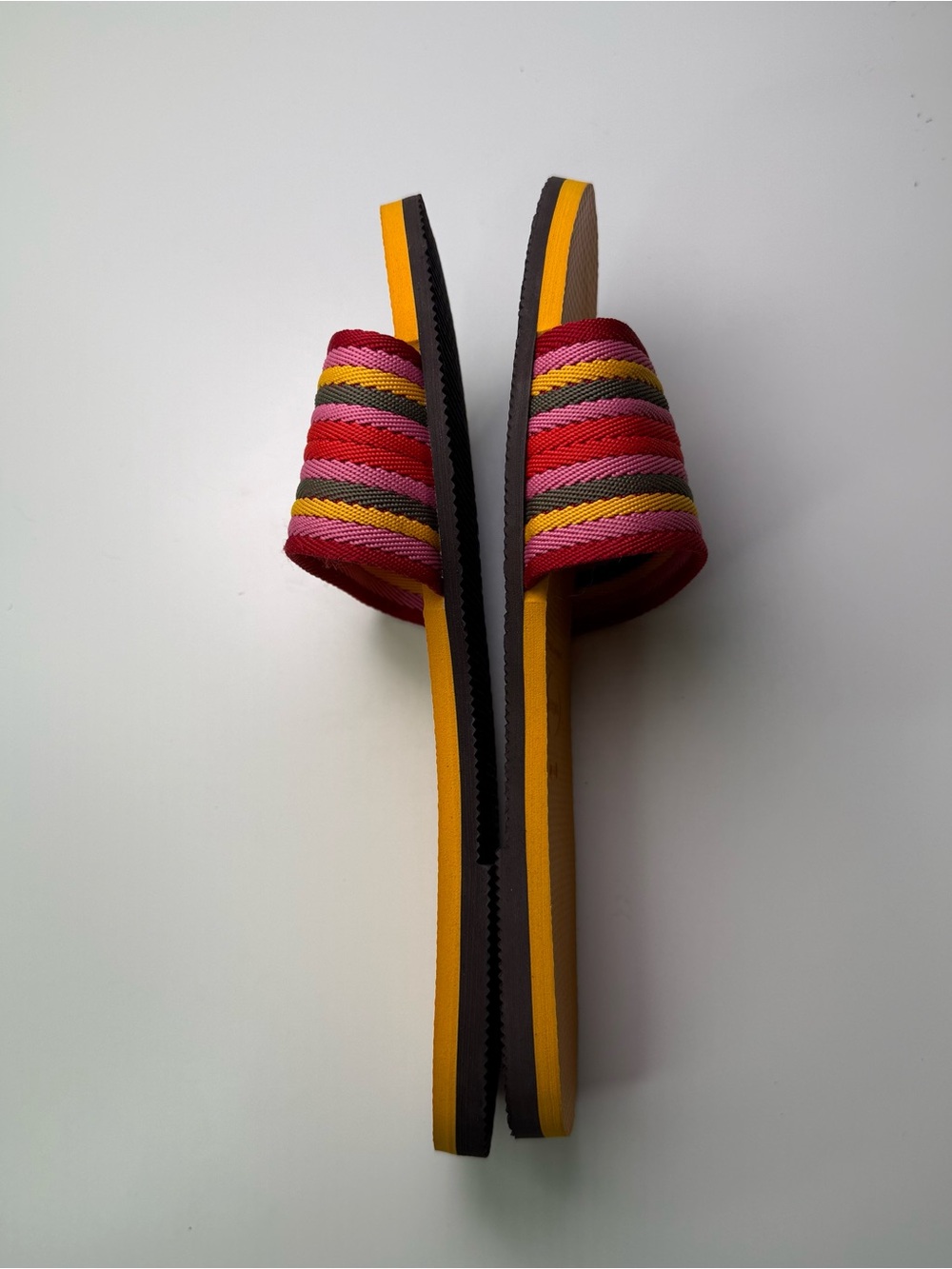 Havaianas You Malta Mix Flip Flop Sandal Slides Orange Citrus Women’s Size 9/10 - Picture 15 of 16